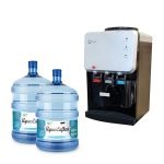 Dispensador de agua eléctrico sobremesa con compresor