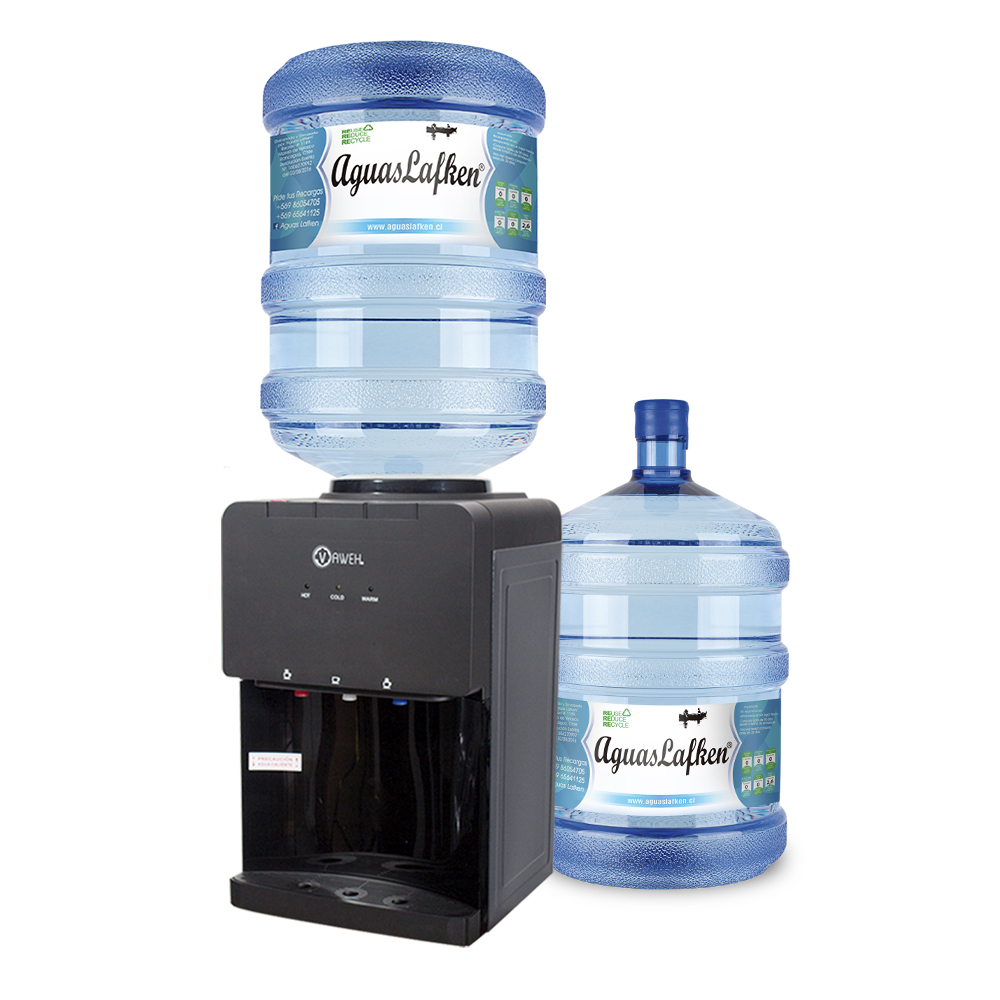 Dispensador de agua eléctrico sobremesa con compresor